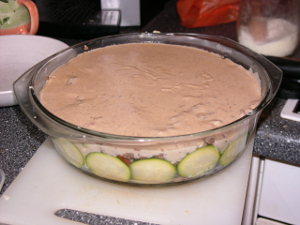 Moussaka Schichten